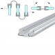 BI FOLD SHOWER SEAL FOR 6-8mm GLASS SEAL PROFILES